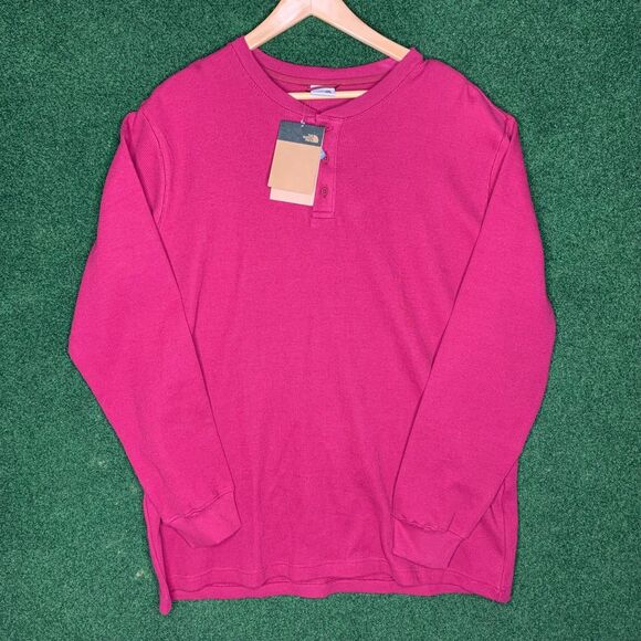 The North Face Other - Sz XL The North Face Mens Waffle Long Sleeve Henley Beetroot Red NF0A7USJ